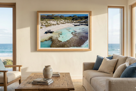 The Basin, Rottnest Island Framed Print