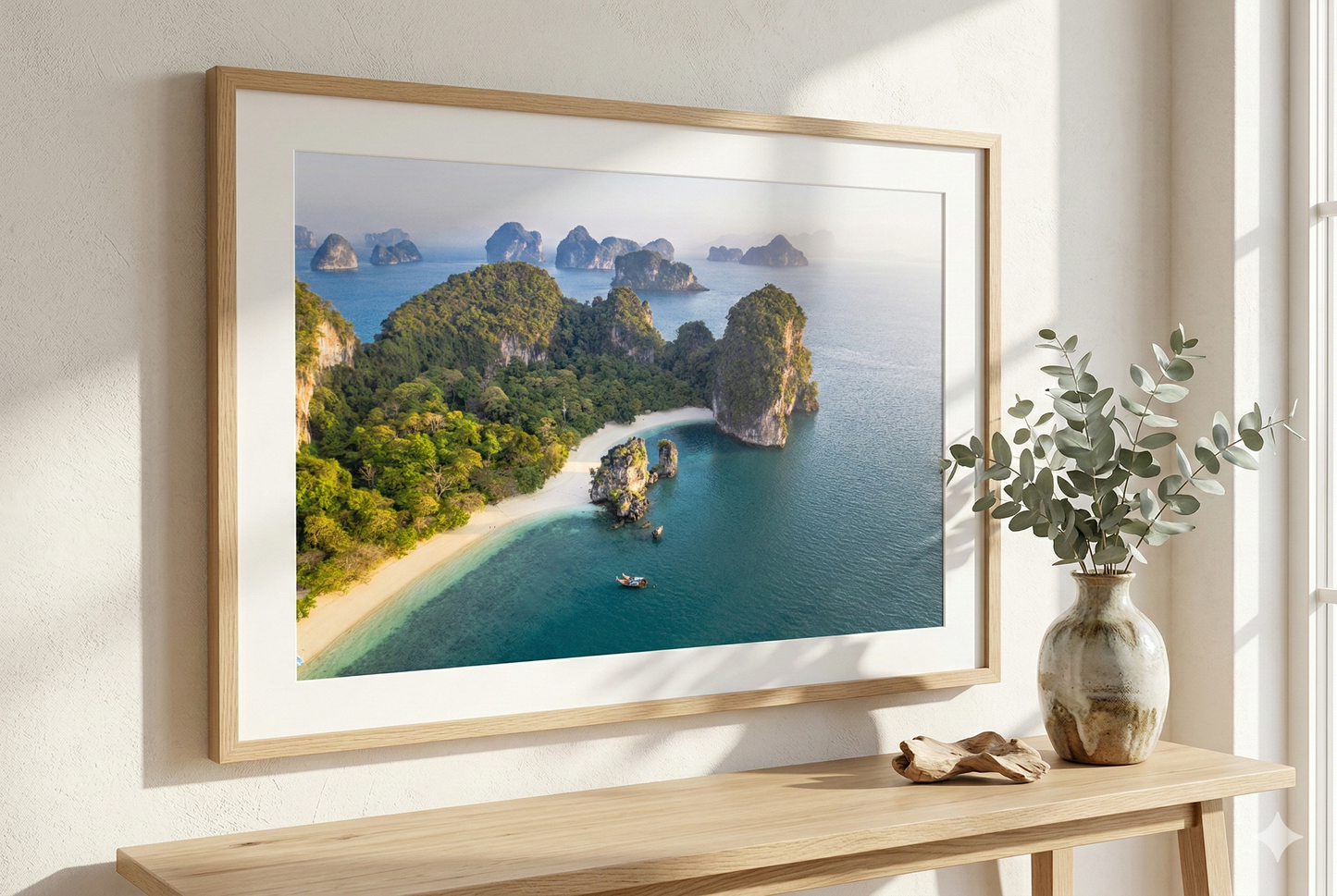 Koh Hong Krabi Thailand Aerial Framed Print