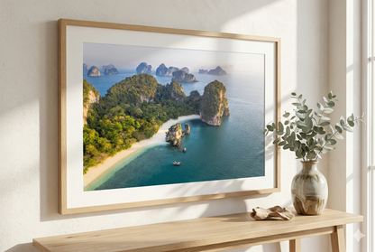 Koh Hong Krabi Thailand Aerial Framed Print
