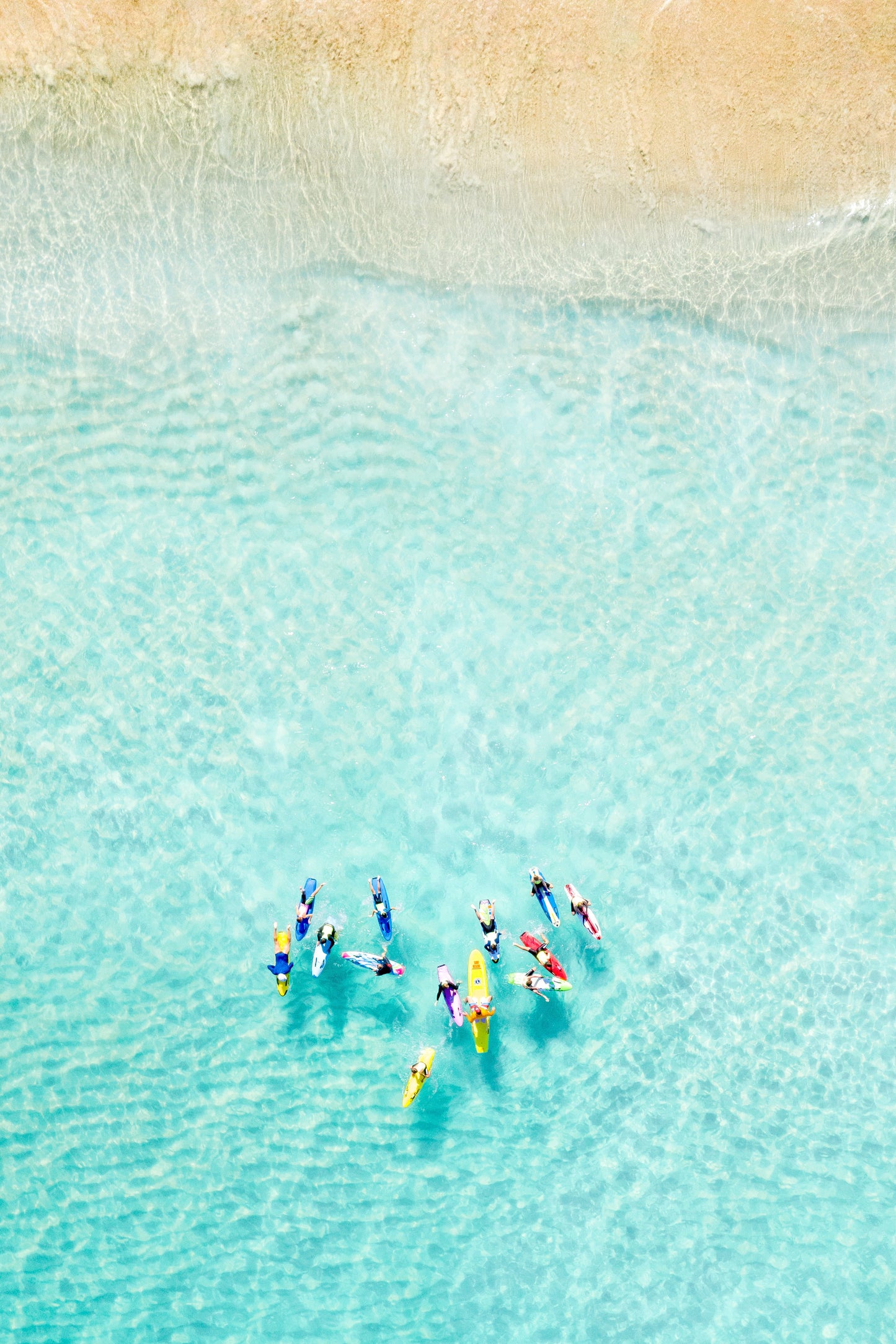 Trigg Beach Surfers Fine Art Print